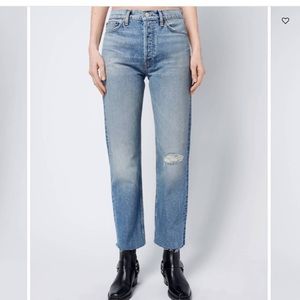 NWT RE/DONE 90s High-Rise Loose Straight-Leg Jeans